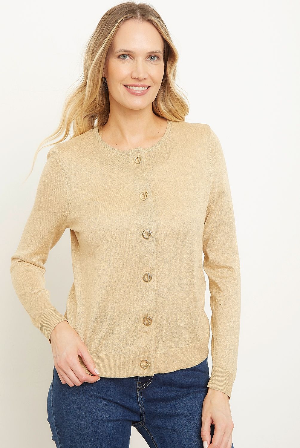 APOLOGY - Chaleco Cardigan Apology Viscosa Manga Larga Mujer