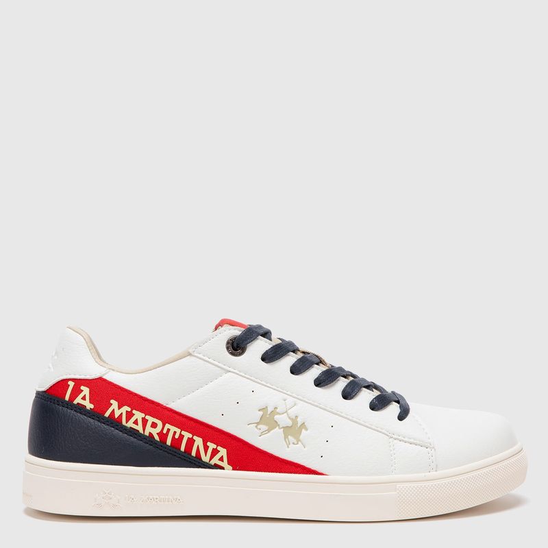 Shoes Woman Zapatilla Urbana Hombre Blanco La Martina