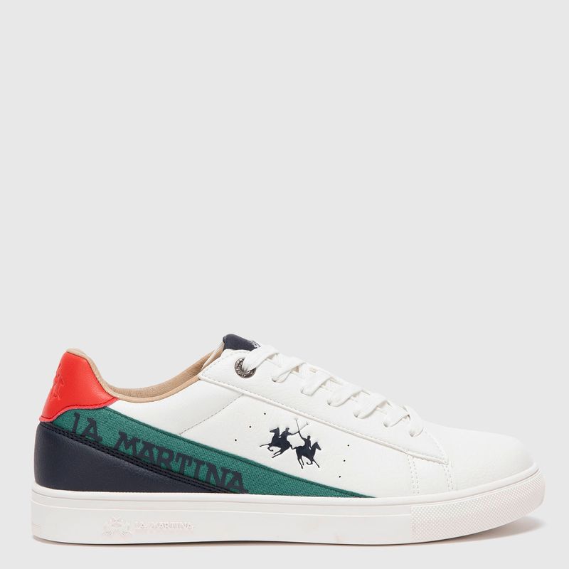 LA MARTINA - Zapatilla Urbana Hombre Blanco La Martina