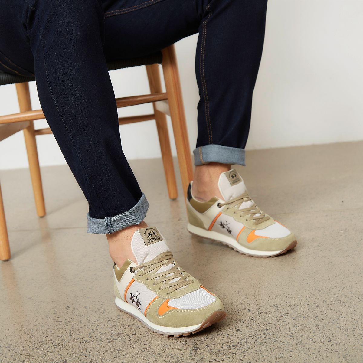 LA MARTINA - Zapatilla Urbana Hombre Verde La Martina