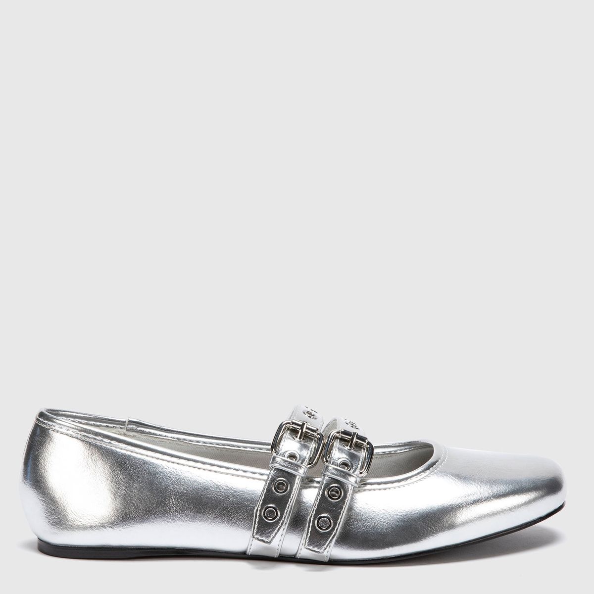 BASEMENT - Ballerina Mujer Plata Basement