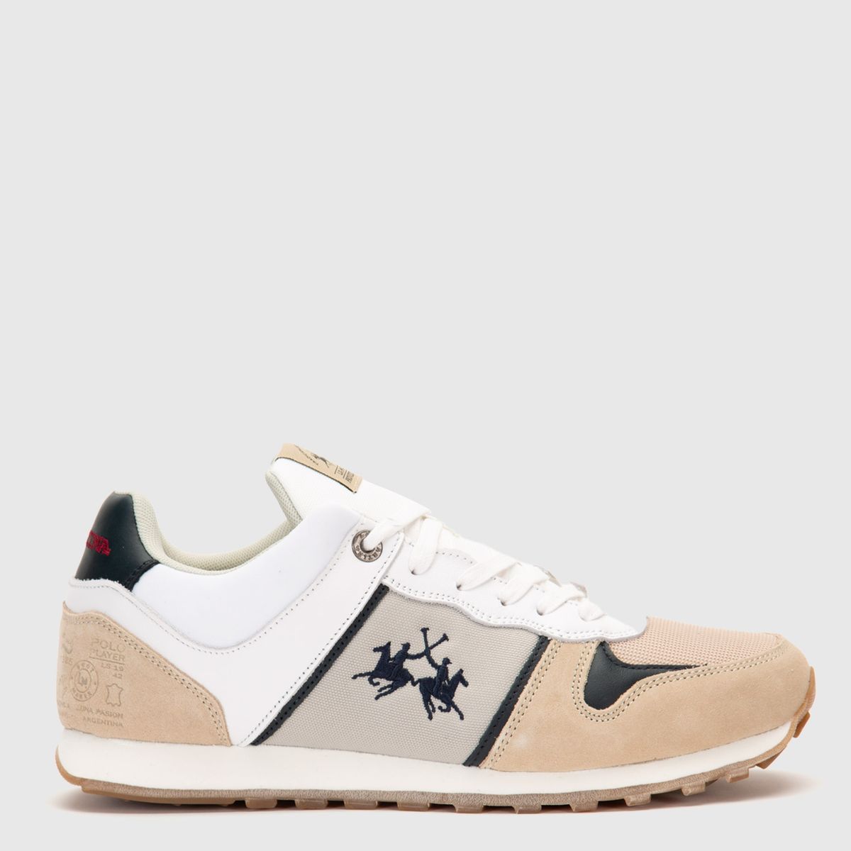 LA MARTINA - Zapatilla Urbana Hombre Beige La Martina