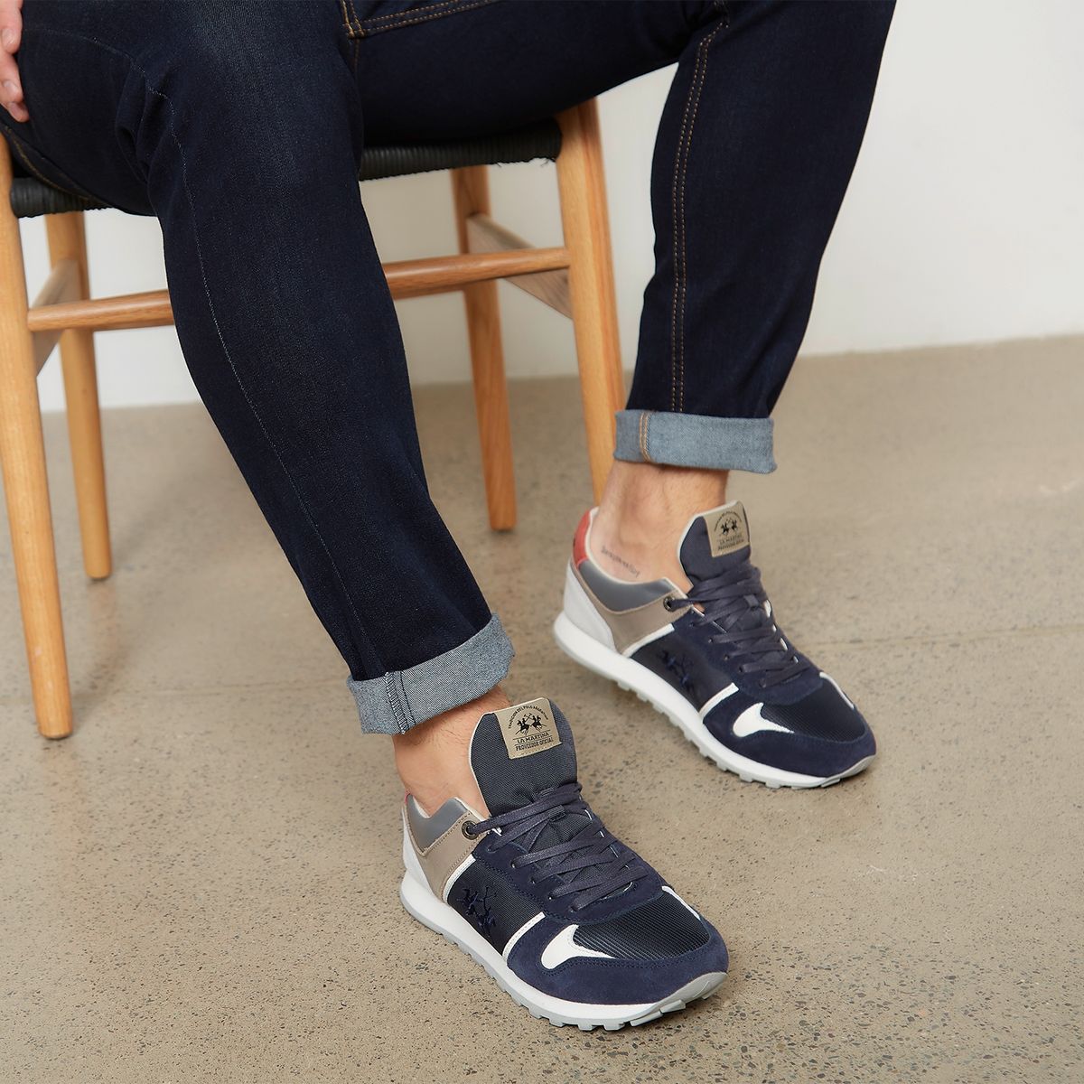 LA MARTINA - Zapatilla Urbana Hombre Azul La Martina