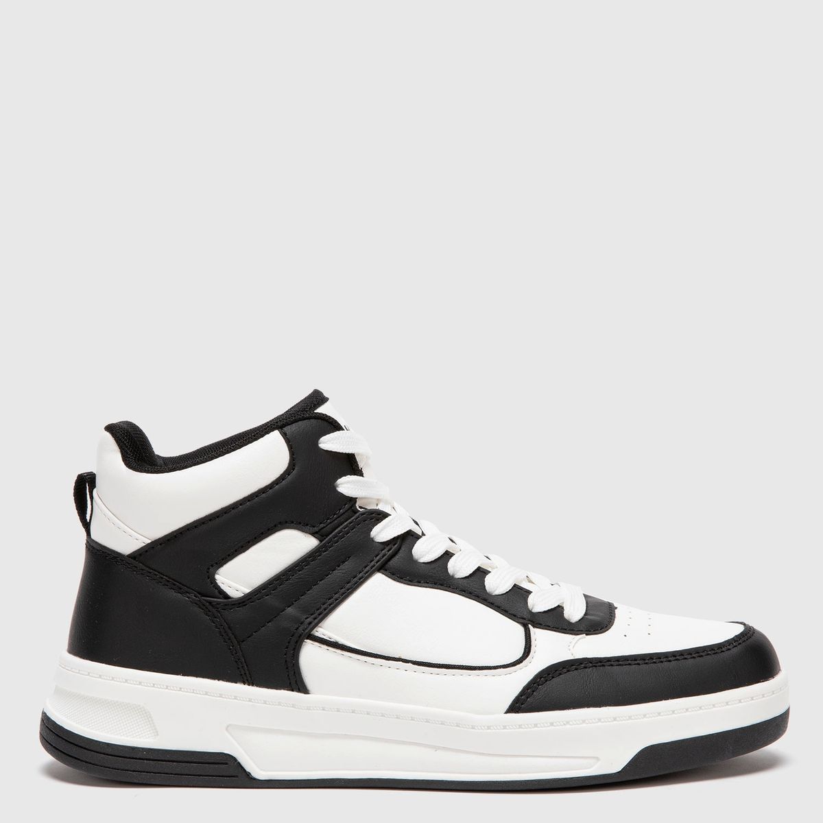 SYBILLA - Baskohigh Zapatilla Urbana Mujer Negro Sybilla