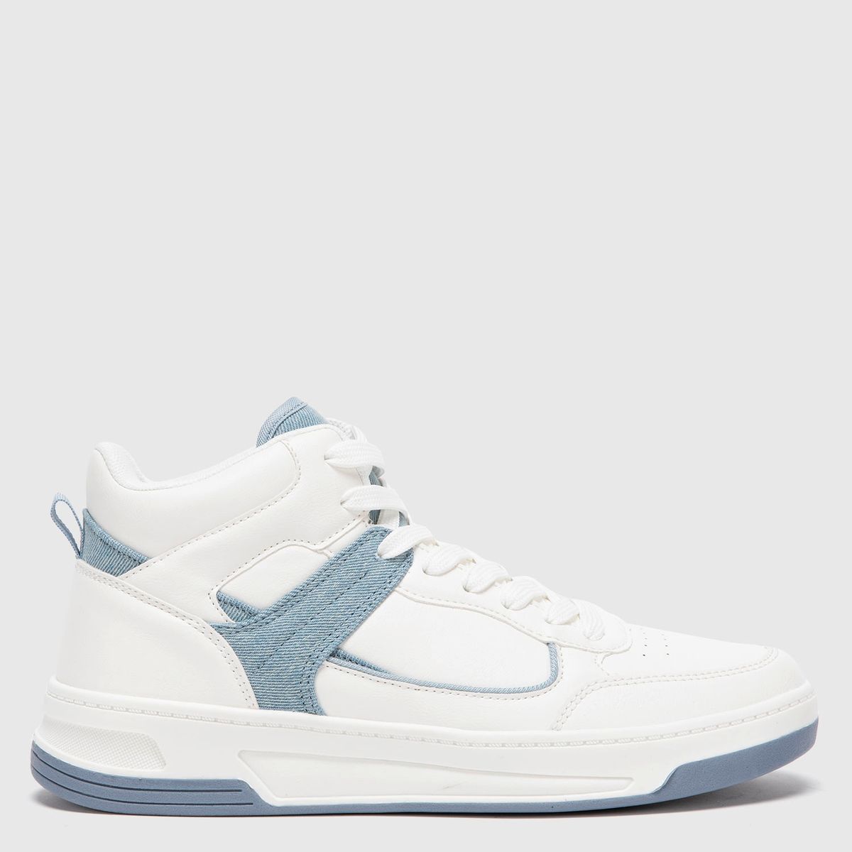 SYBILLA - Baskohigh Zapatilla Urbana Mujer Azul Sybilla