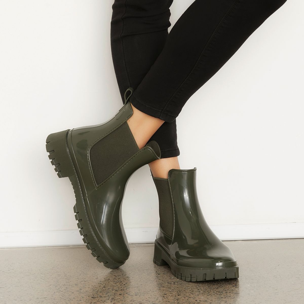 SYBILLA - Bota de Agua Mujer Verde Sybilla