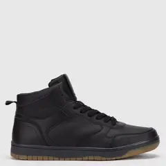 BEARCLIFF - Zapatilla Urbana Negro Sintético Caucho
