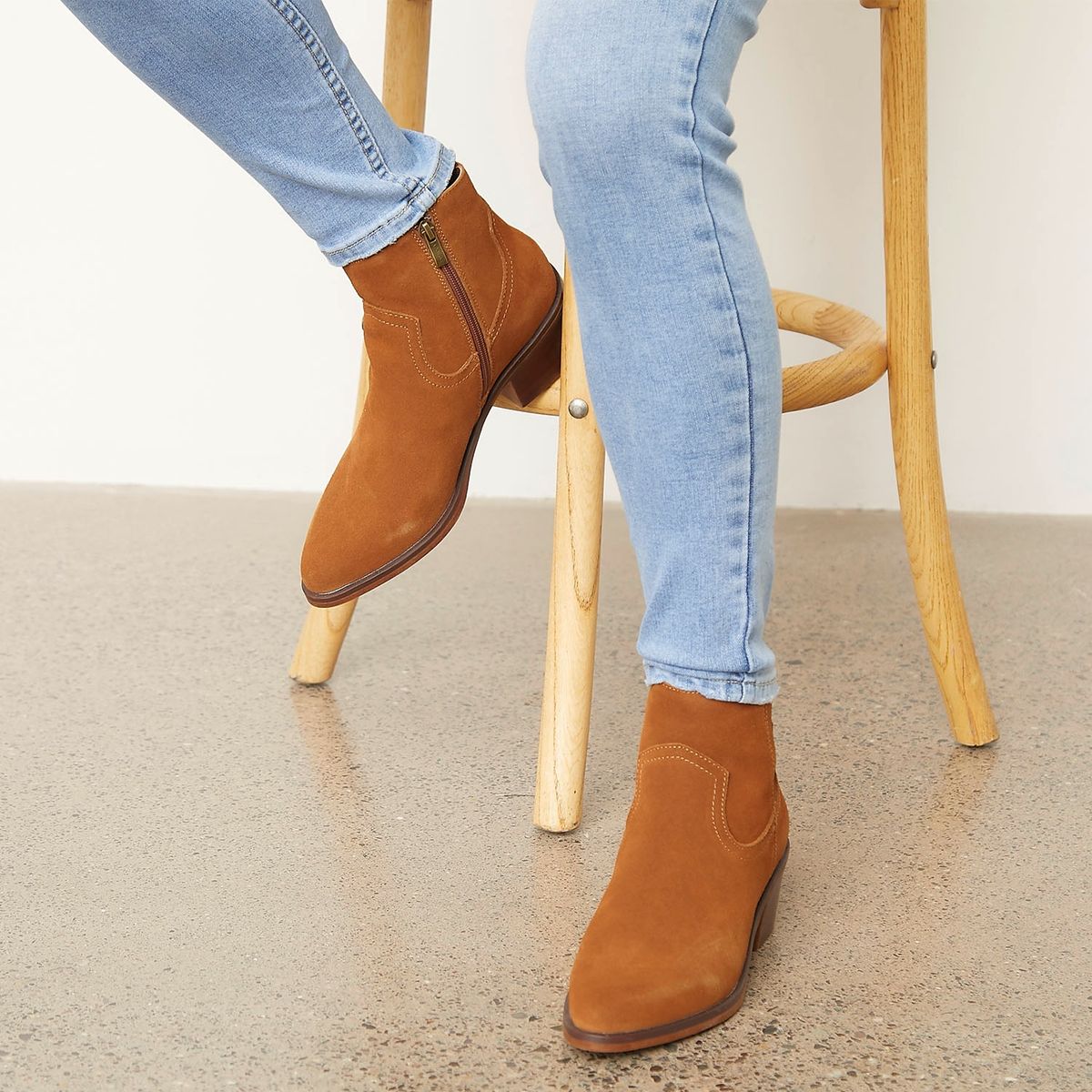 APOLOGY - Botín  Mujer Cuero Café Apology