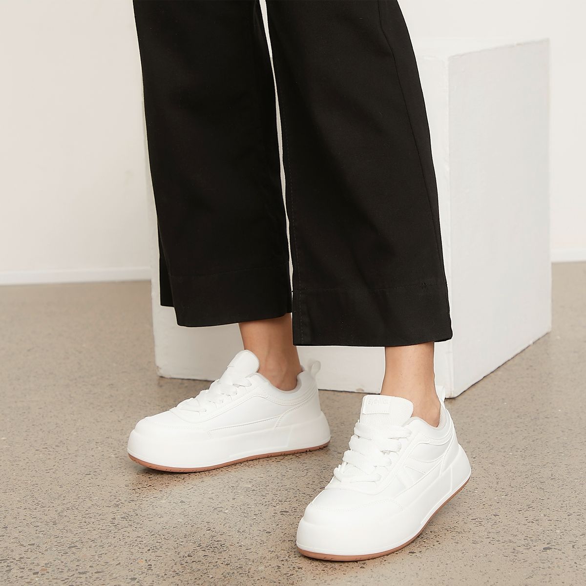 SYBILLA - Biglace Zapatilla Urbana Mujer Blanco Sybilla