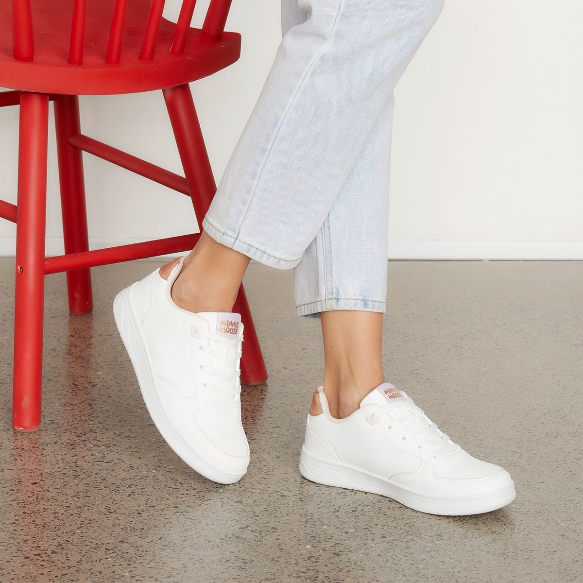 DISNEY - Zapatilla Urbana Mujer Blanco Disney