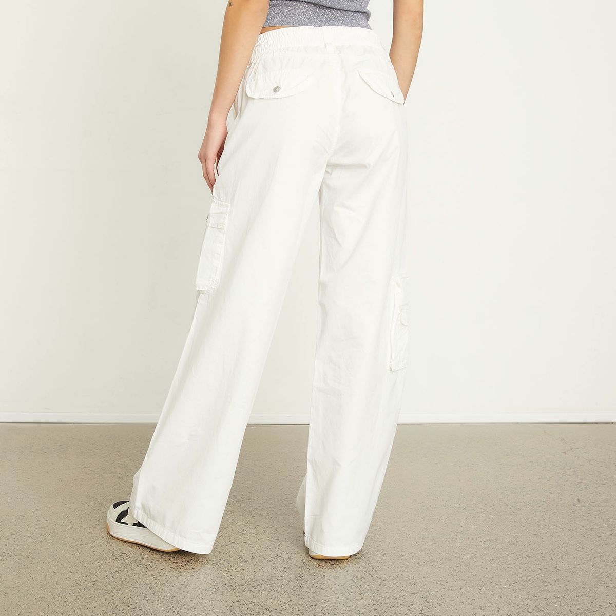 AMERICANINO - Pantalón Cargo Tiro Bajo Mujer Americanino