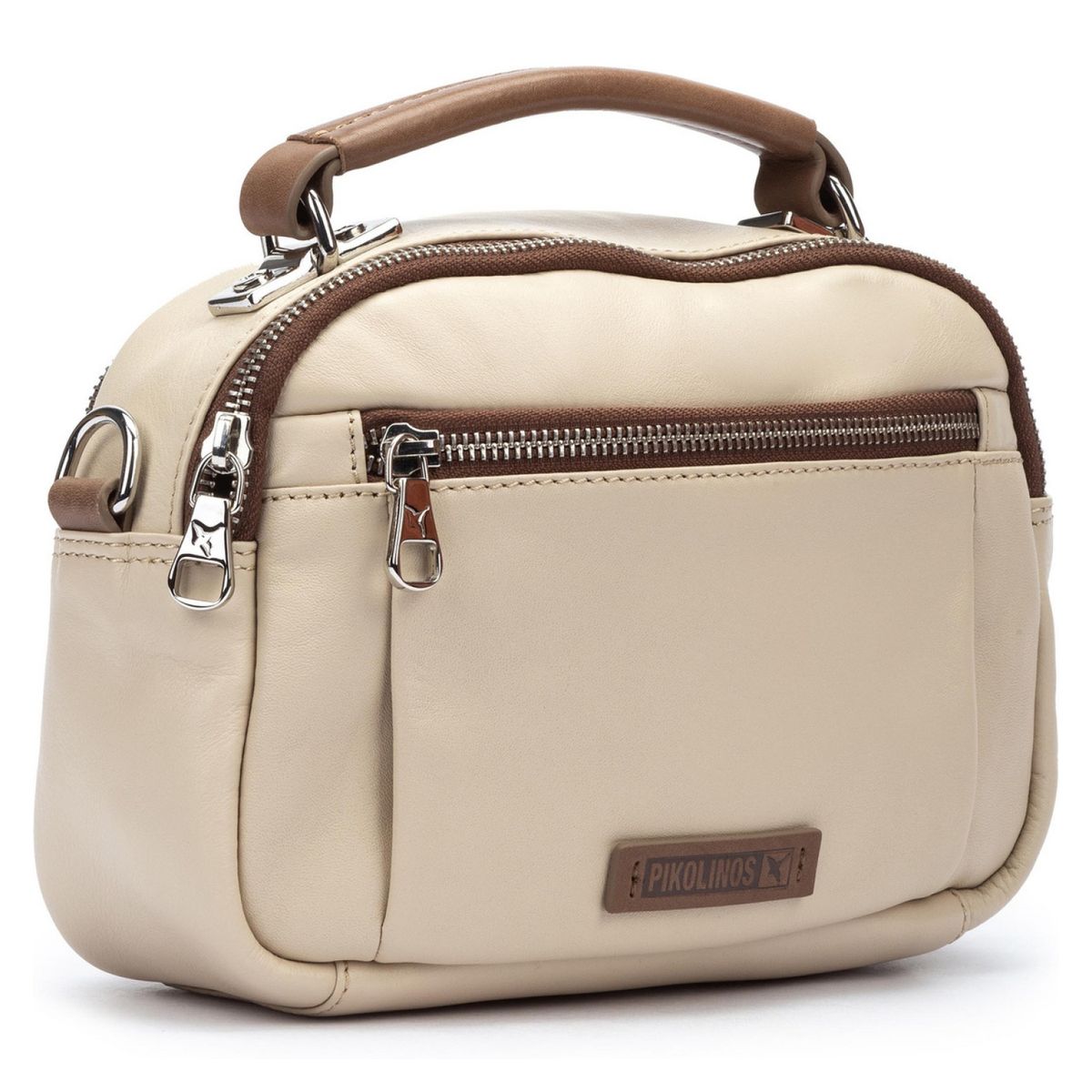 PIKOLINOS - Cartera Cuero Mujer Blanco Pikolinos