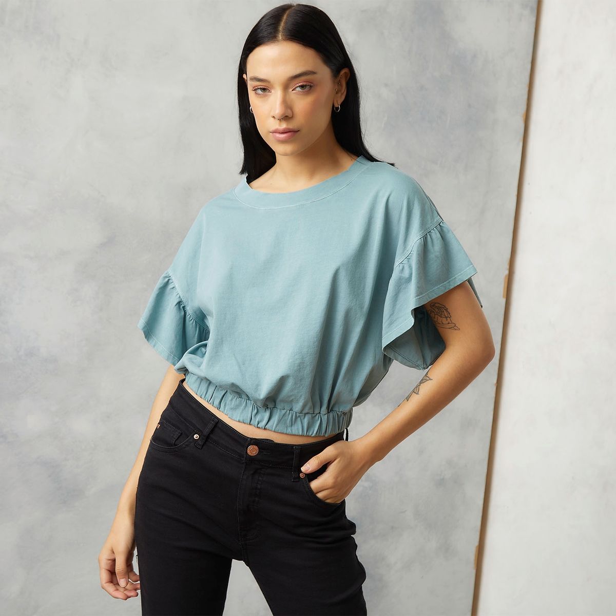 AMERICANINO - Polera Manga Corta Mujer Americanino