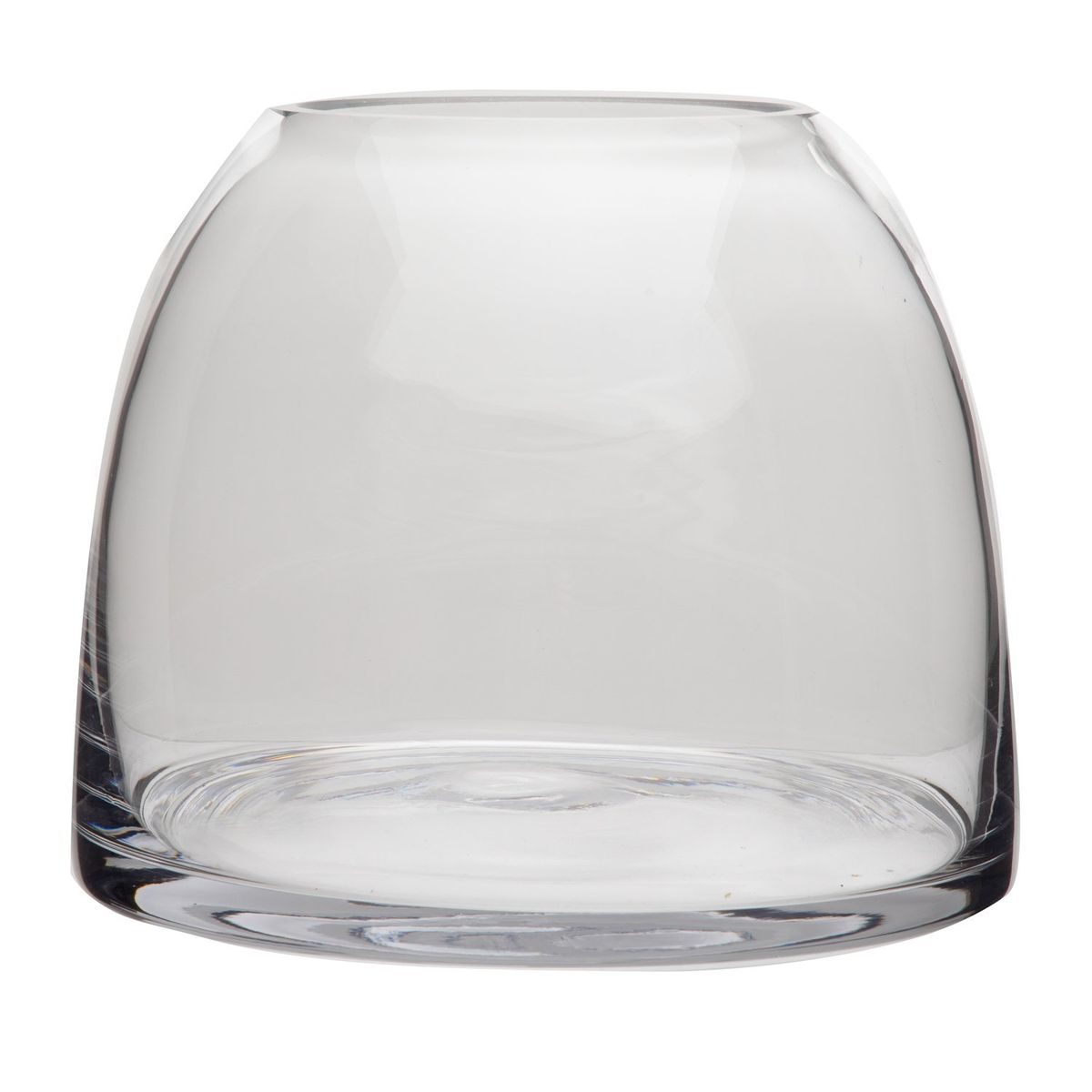 MICA - Flor Vidrio Redondo 17X14Cm Mica