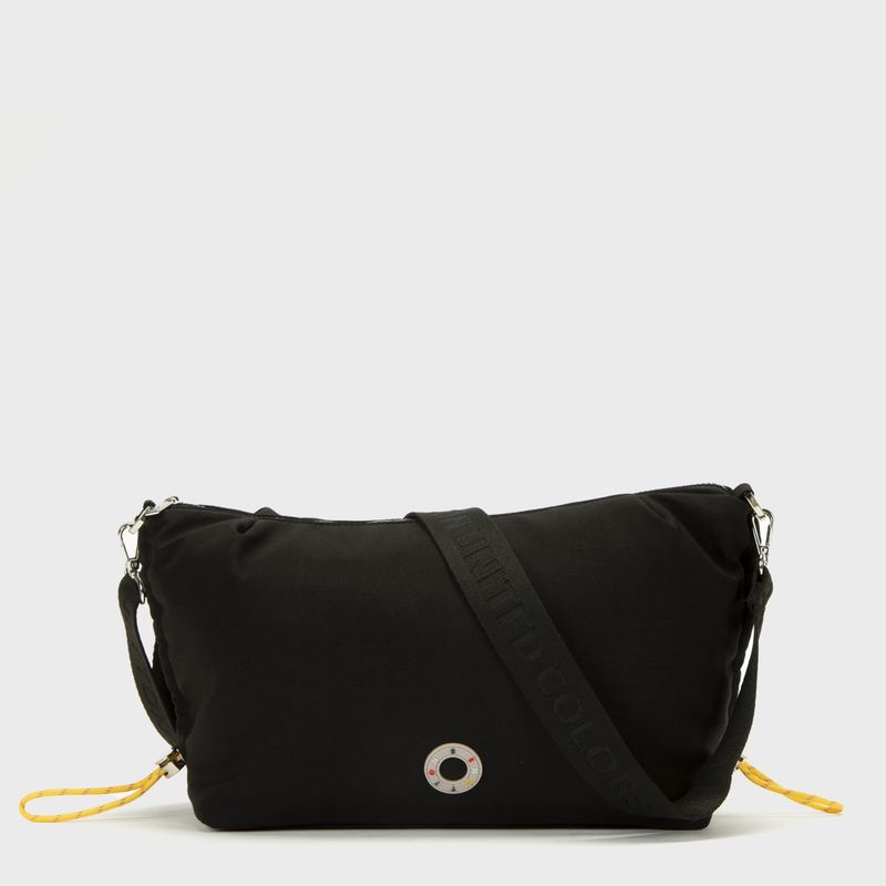 BENETTON - Bandolera Negra Mujer Benetton