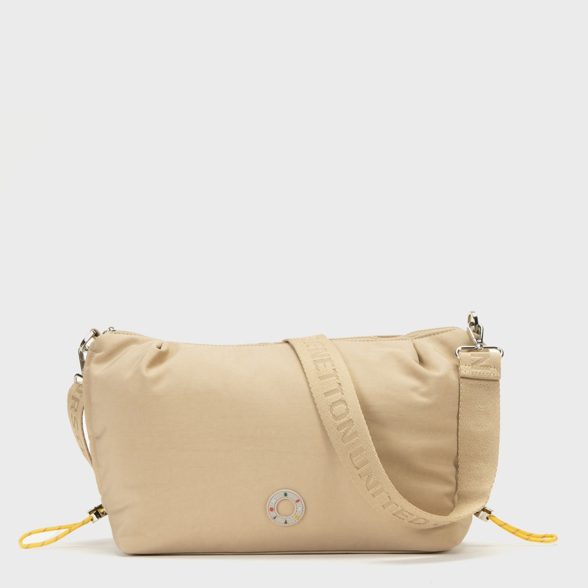 BENETTON - Bandolera Negra Mujer Benetton