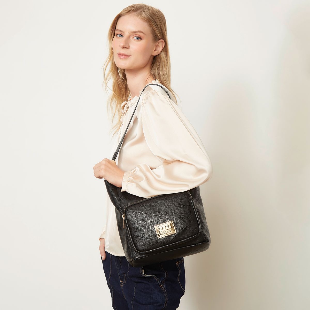 ELLE - Cartera Mujer Negra Elle