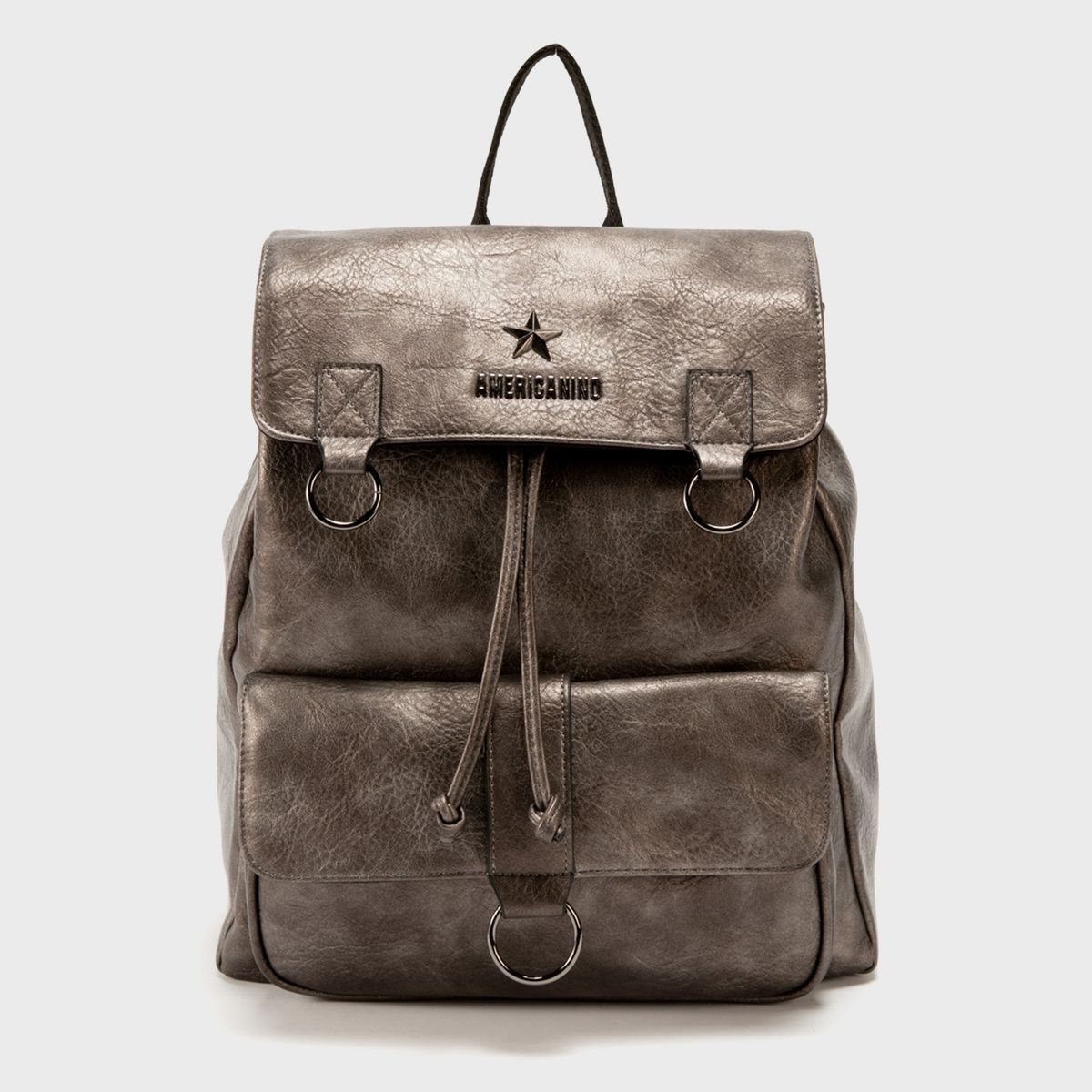 AMERICANINO - Mochila Mujer Negra Americanino