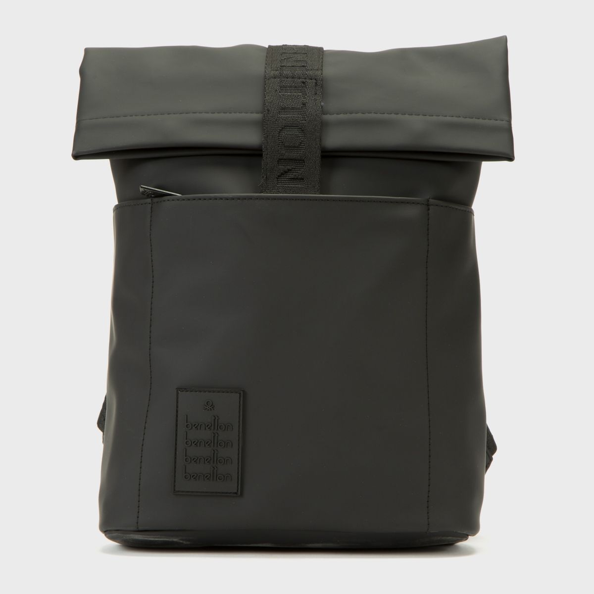 BENETTON - Mochila Negra Mujer Benetton