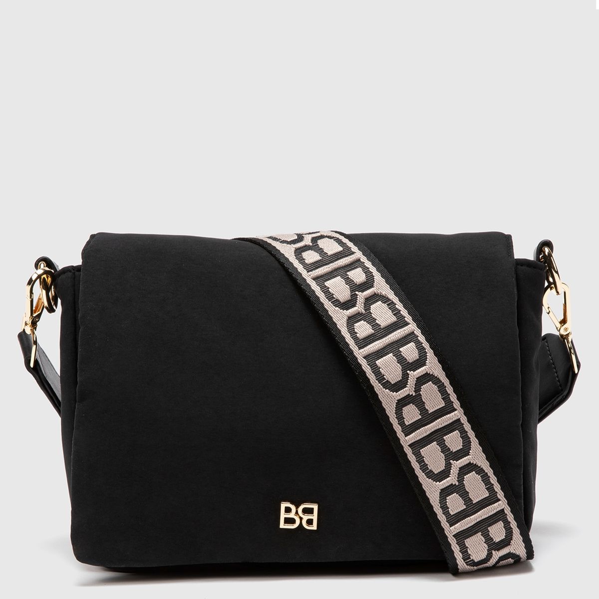 BASEMENT - Bandolera Mujer Negra Basement