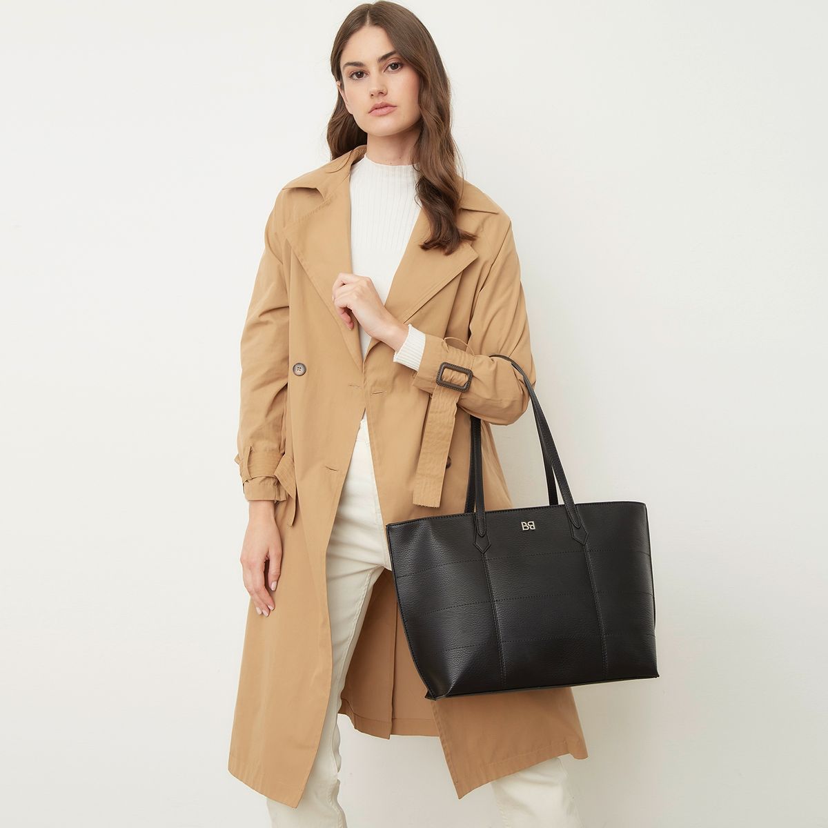 BASEMENT - Cartera Mujer Negra Basement