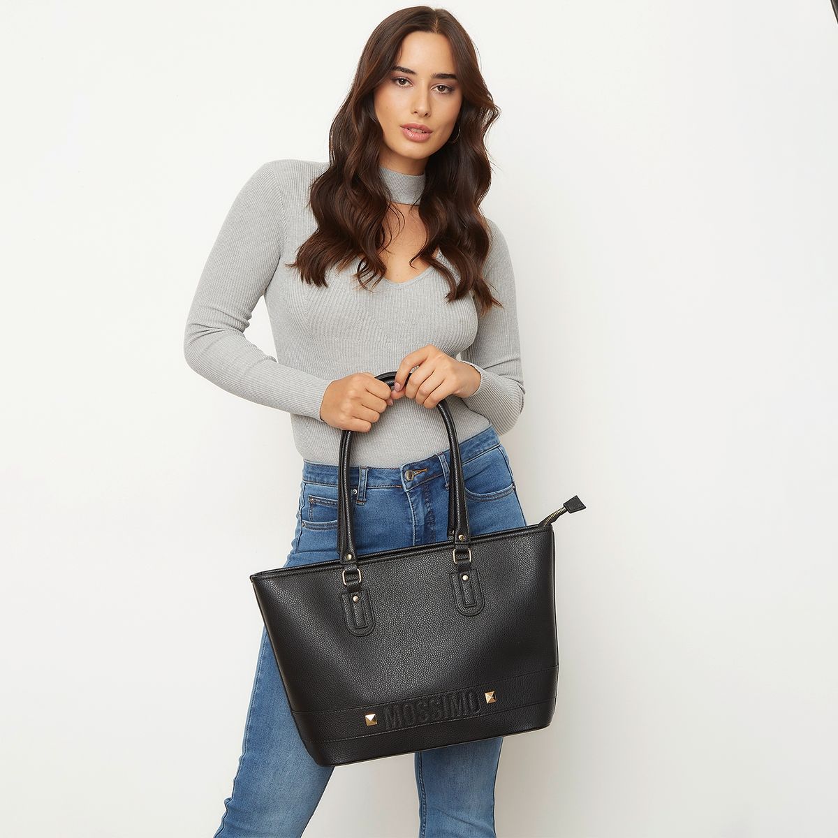 MOSSIMO - Cartera Negra Mujer Mossimo