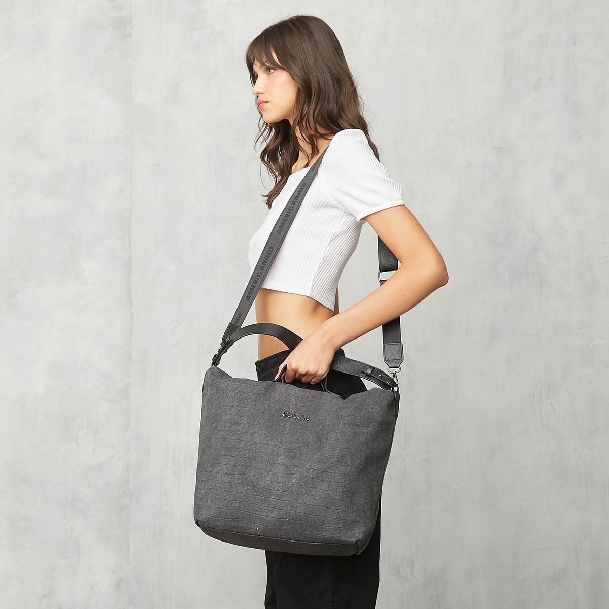 AMERICANINO - Cartera Mujer Negra Americanino