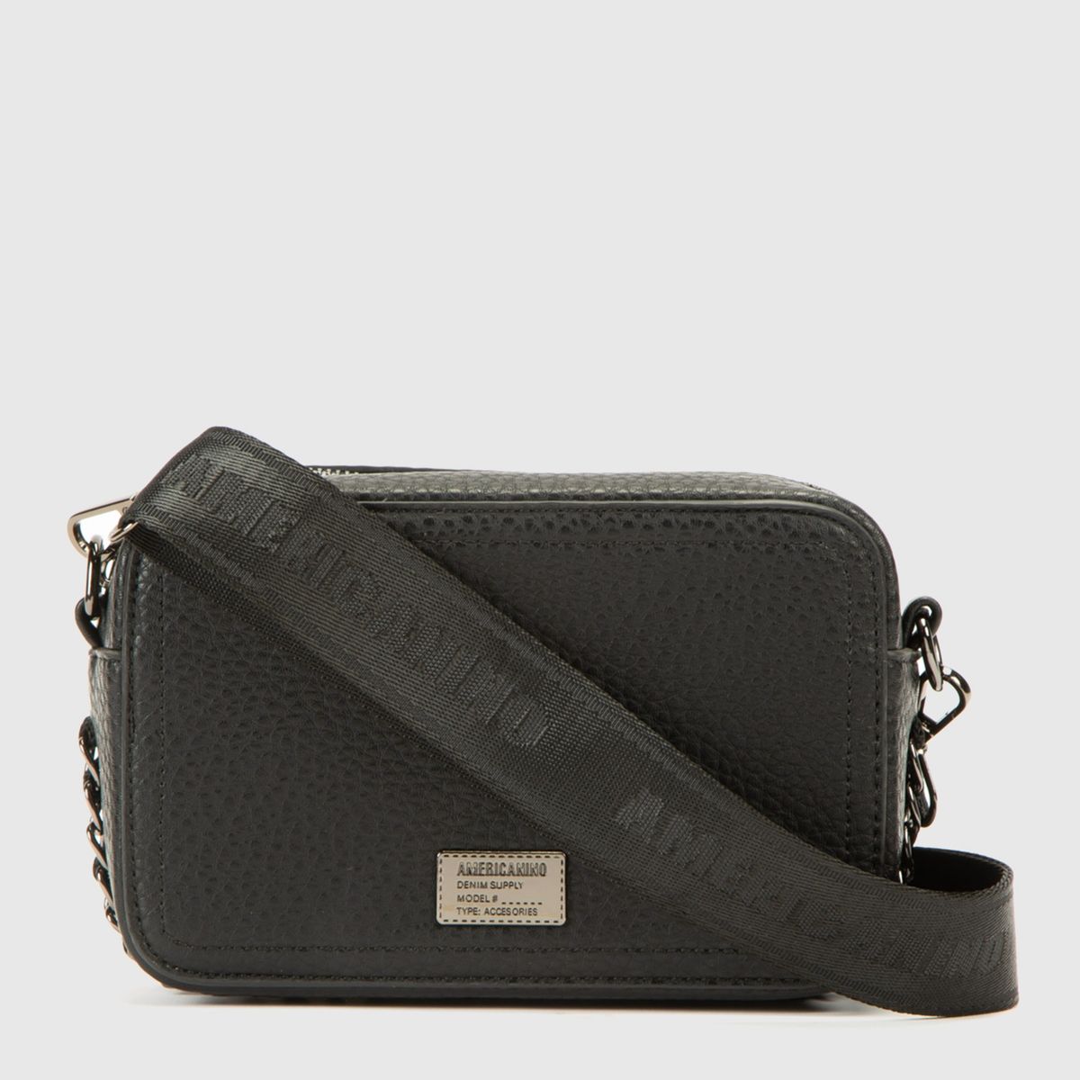 AMERICANINO - Bandolera Mujer Negra Americanino