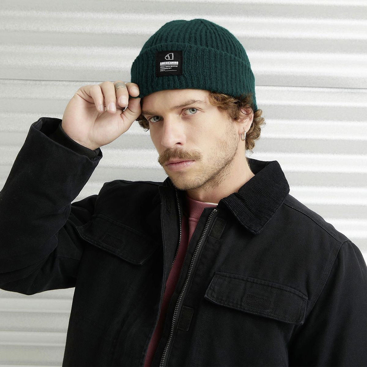 AMERICANINO - Gorro Unisex Americanino Acrílico Casual