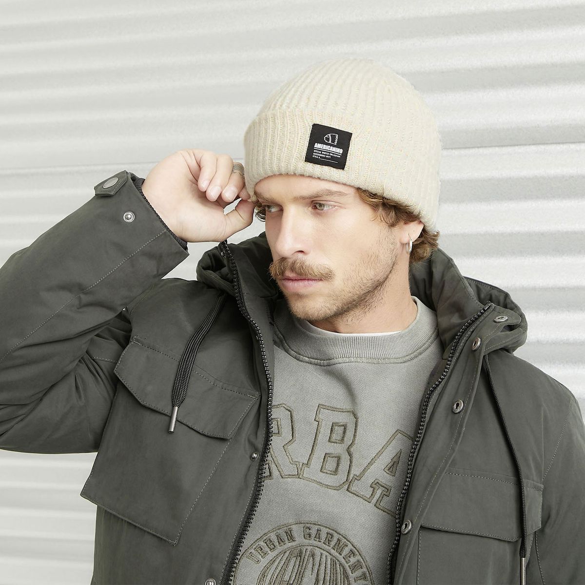 AMERICANINO - Gorro Unisex Americanino Acrílico Casual