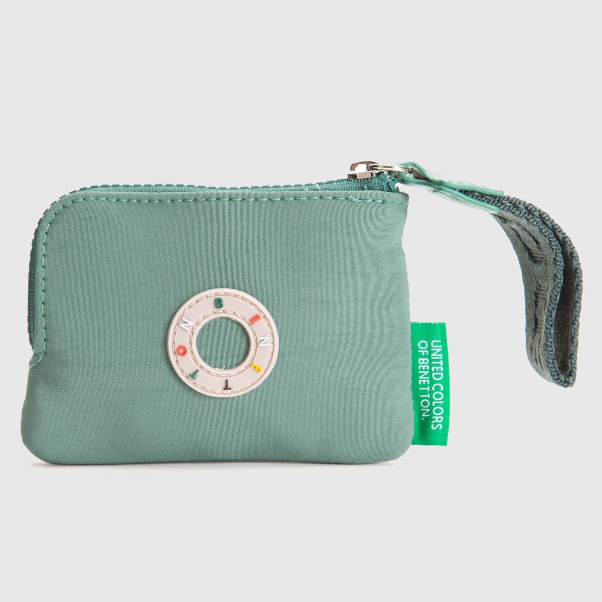 BENETTON - Billetera Benetton con Cierre y Correa para la Muñeca