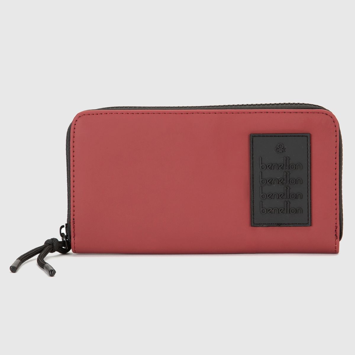 BENETTON - Billetera Benetton Mujer Cierre Bolsillo Logo