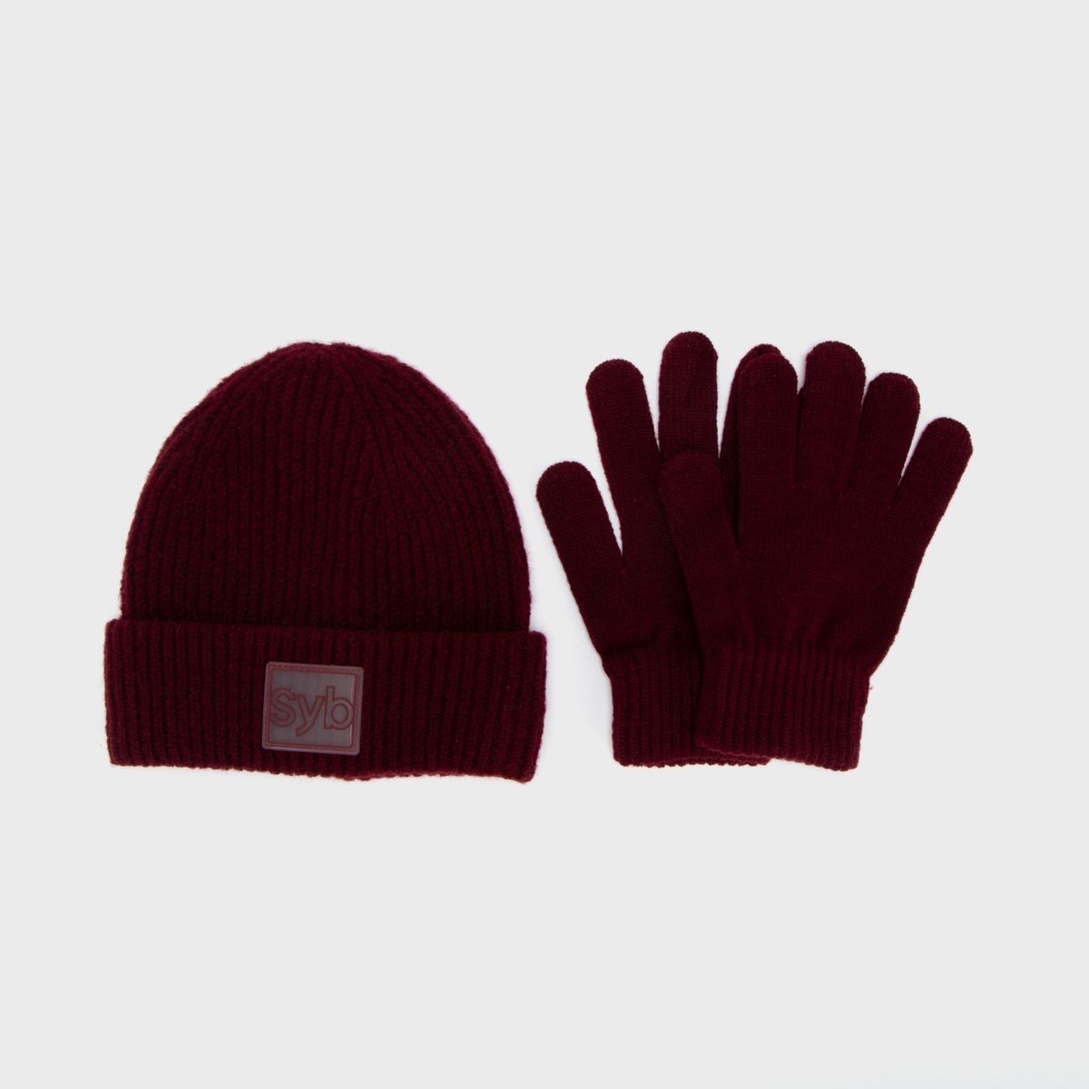 SYBILLA - Set de Gorro y Guantes Mujer Sybilla Textil Casual