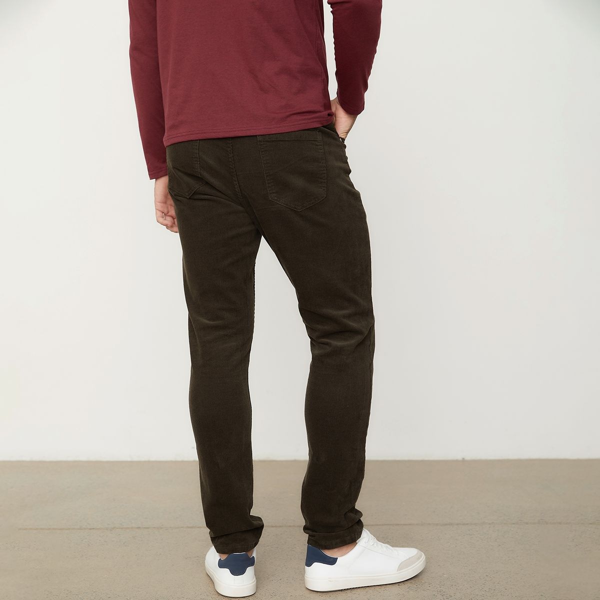 NEWPORT - Pantalón Skinny Fit Cotelé Hombre Newport
