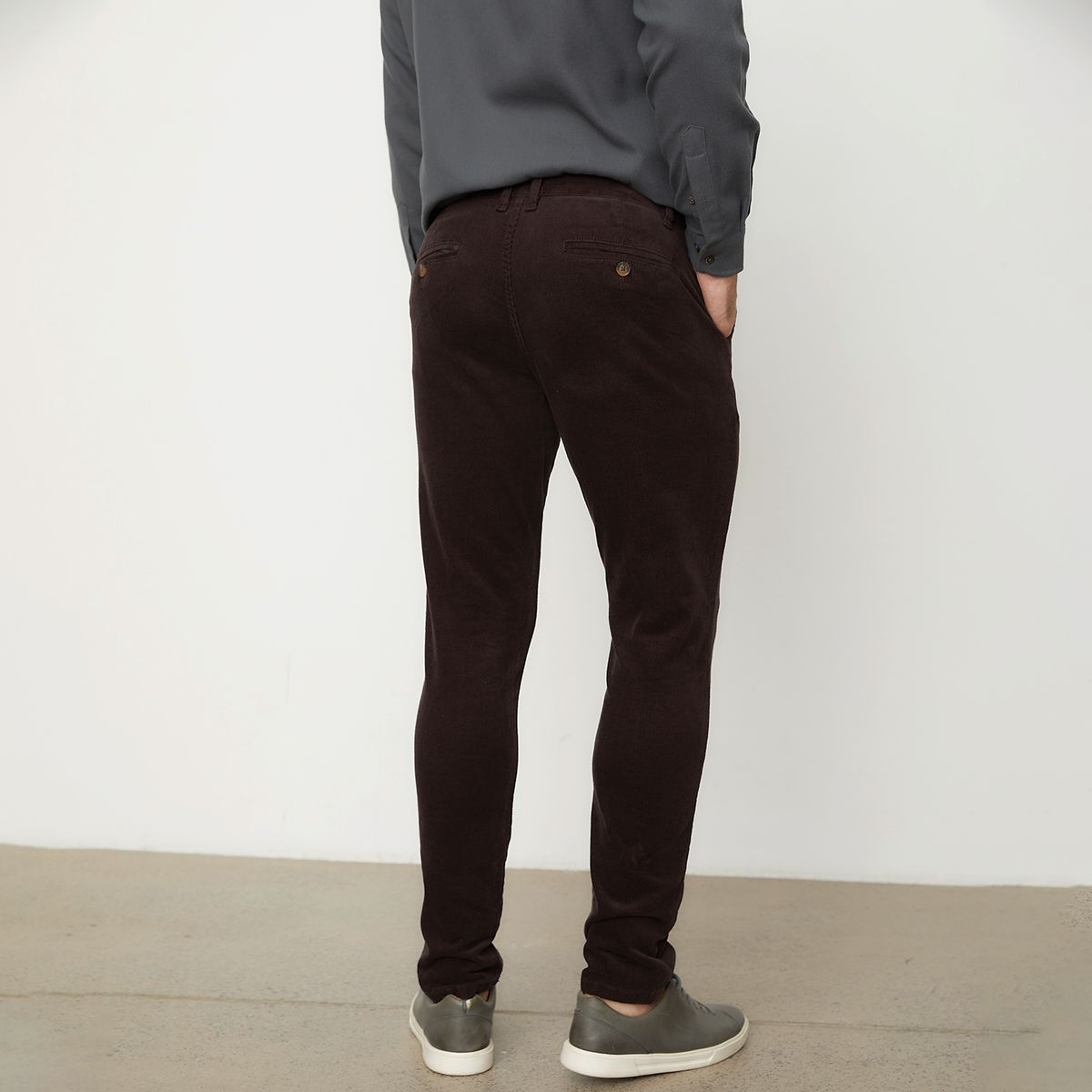 NEWPORT - Pantalón Skinny Fit Cotelé Hombre Newport