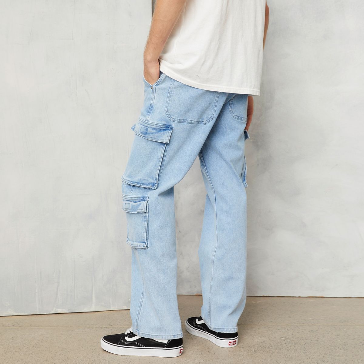 AMERICANINO - Jeans Cargo Fit Hombre Americanino