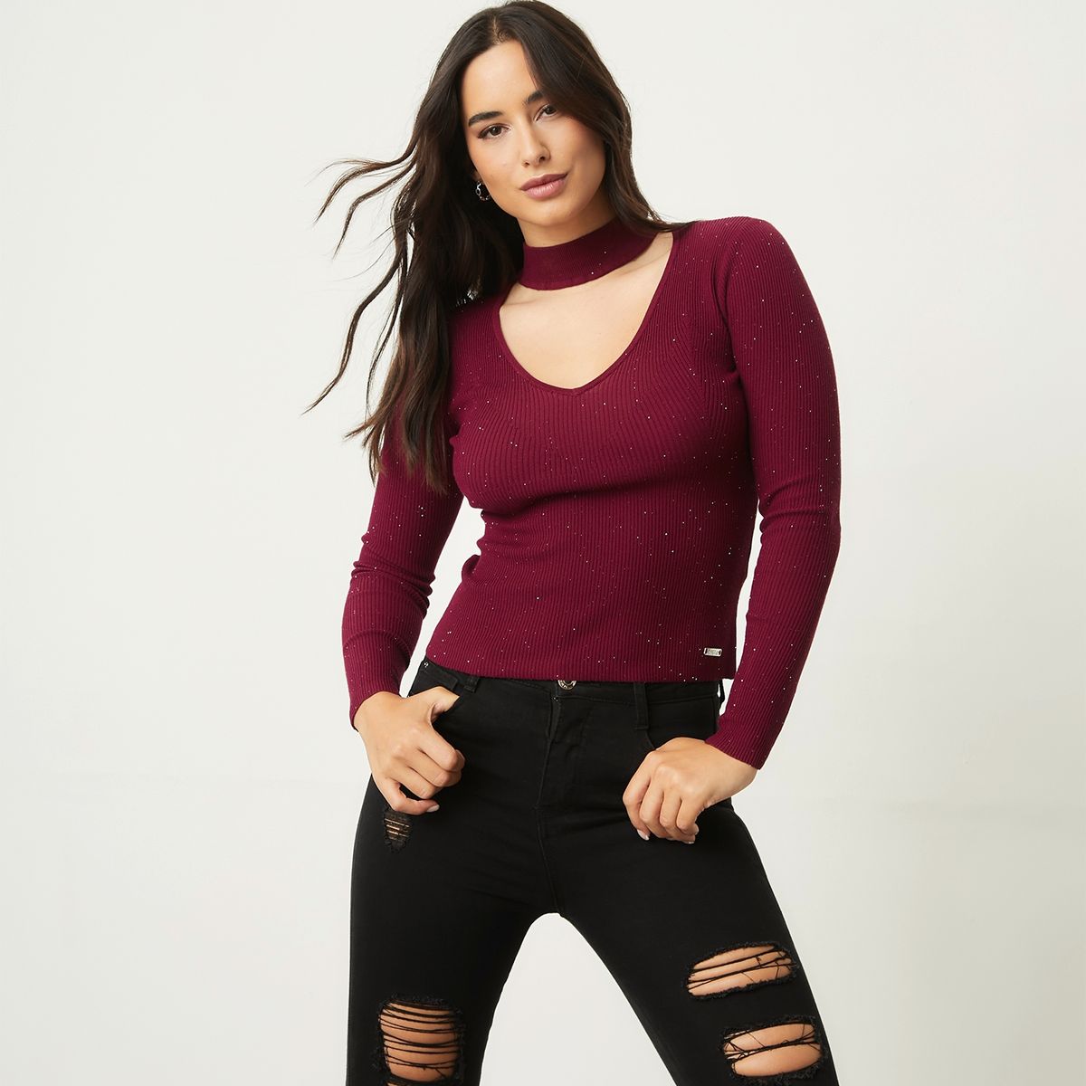 MOSSIMO - Sweater Mujer Mossimo