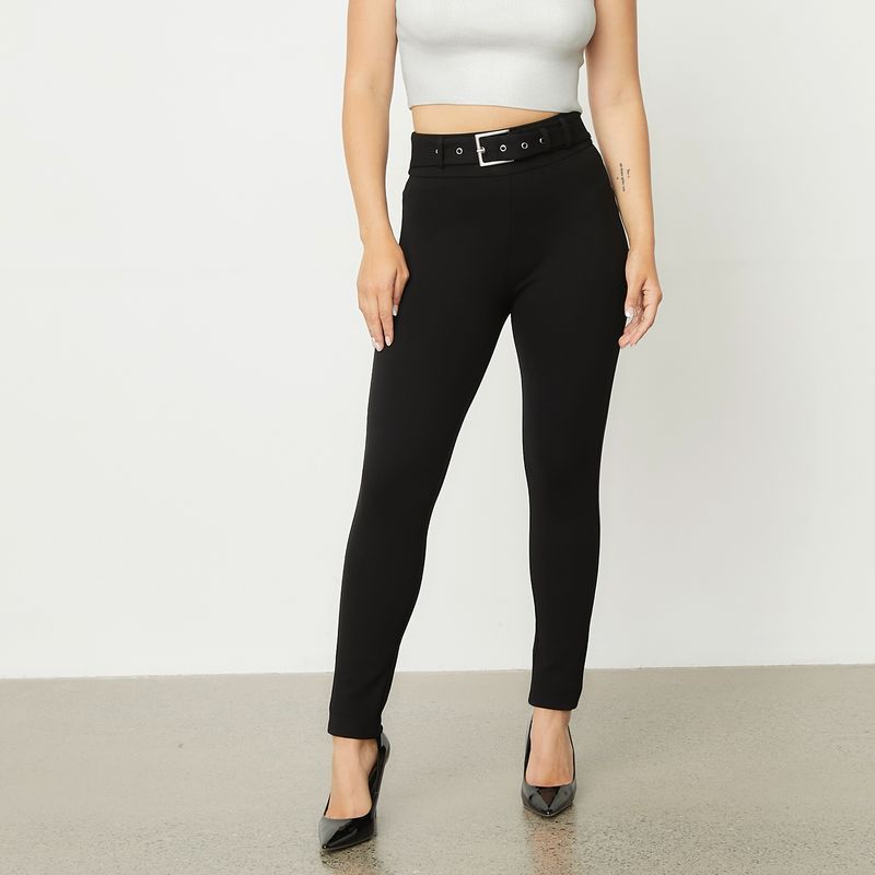 MOSSIMO - Pantalón de Buzo Skinny Tiro Medio Mujer Mossimo
