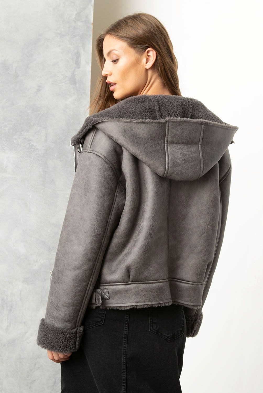 AMERICANINO - Chaqueta Eco Cuero Mujer Americanino