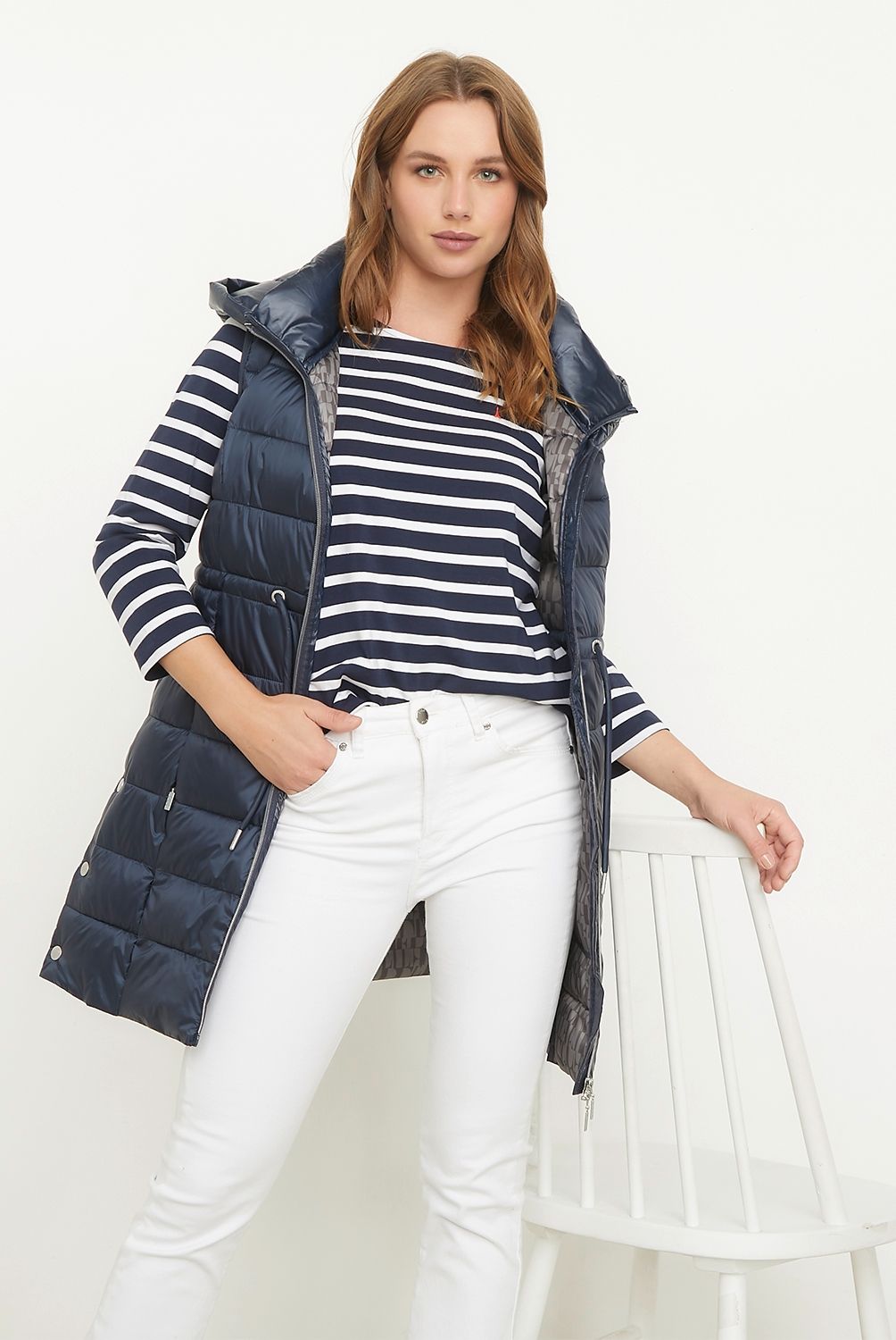 ELLE - Parka Sin Mangas Mujer Elle
