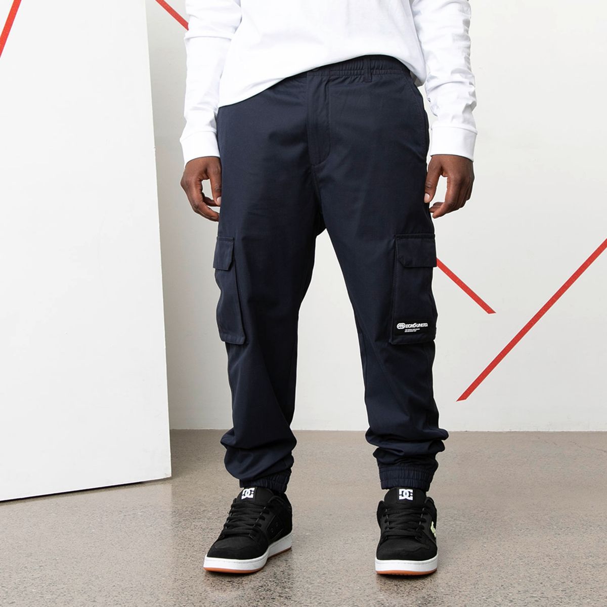 ECKO - Pantalón Cargo Slim Fit Hombre Ecko