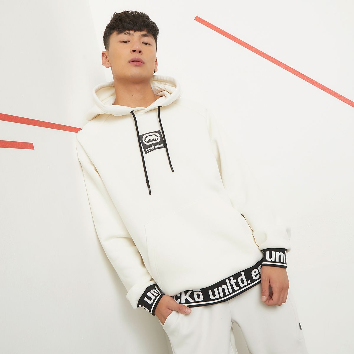 ECKO - Polerón Hoodie Oversize Hombre Ecko