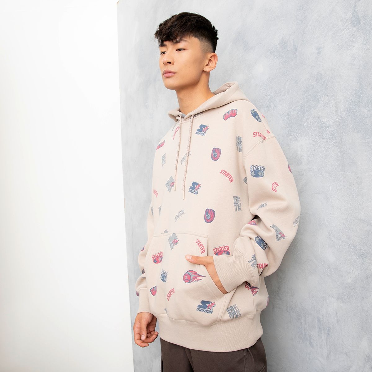 STARTER - Polerón Canguro Oversize Hombre Starter