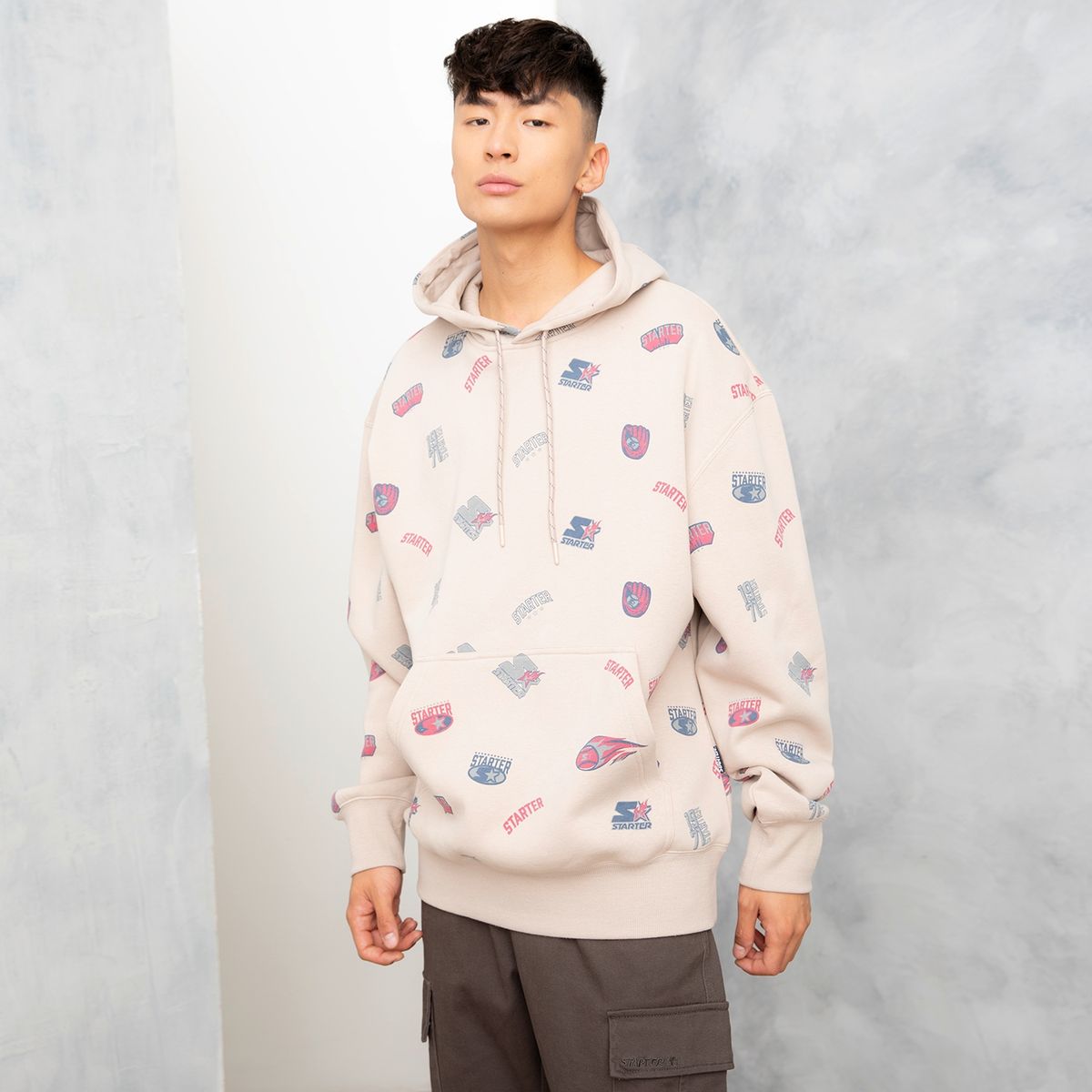 STARTER - Polerón Canguro Oversize Hombre Starter