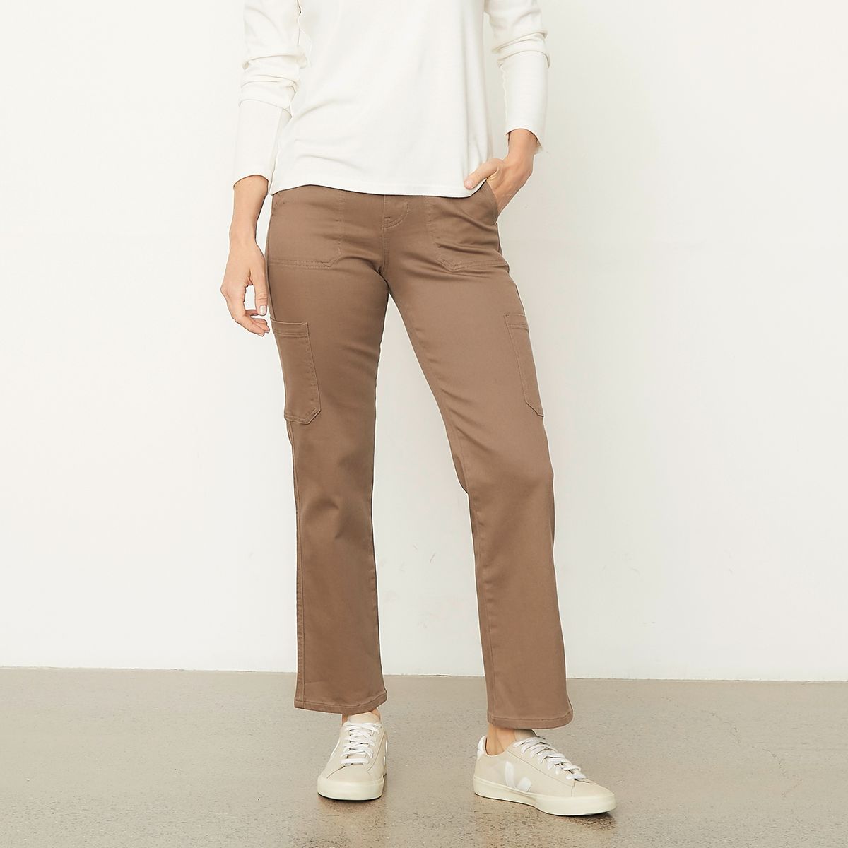 NEWPORT - Jeans Recto Tiro Alto Mujer Newport