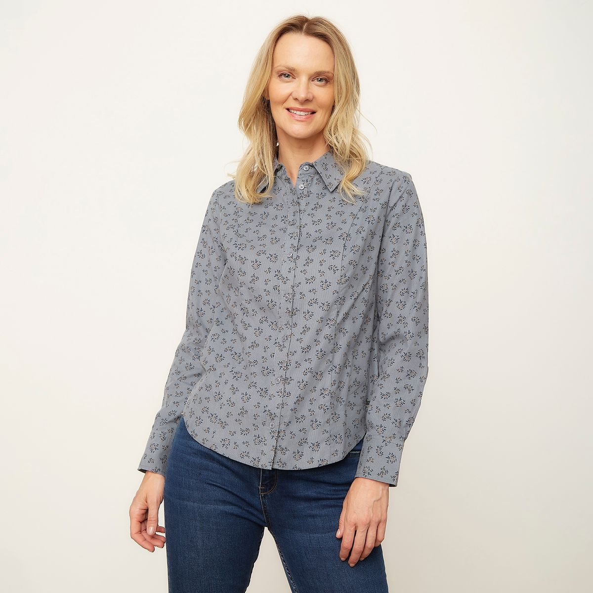 NEWPORT - Blusa Manga Larga Mujer Newport