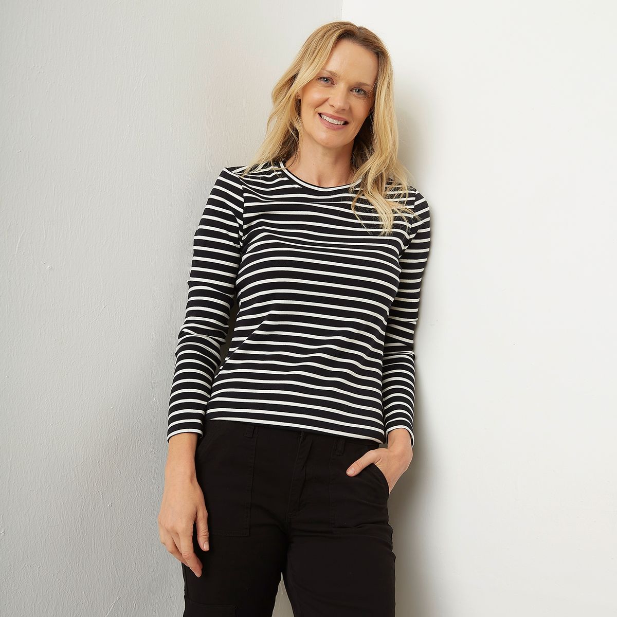 NEWPORT - Polera Manga Larga Mujer Newport