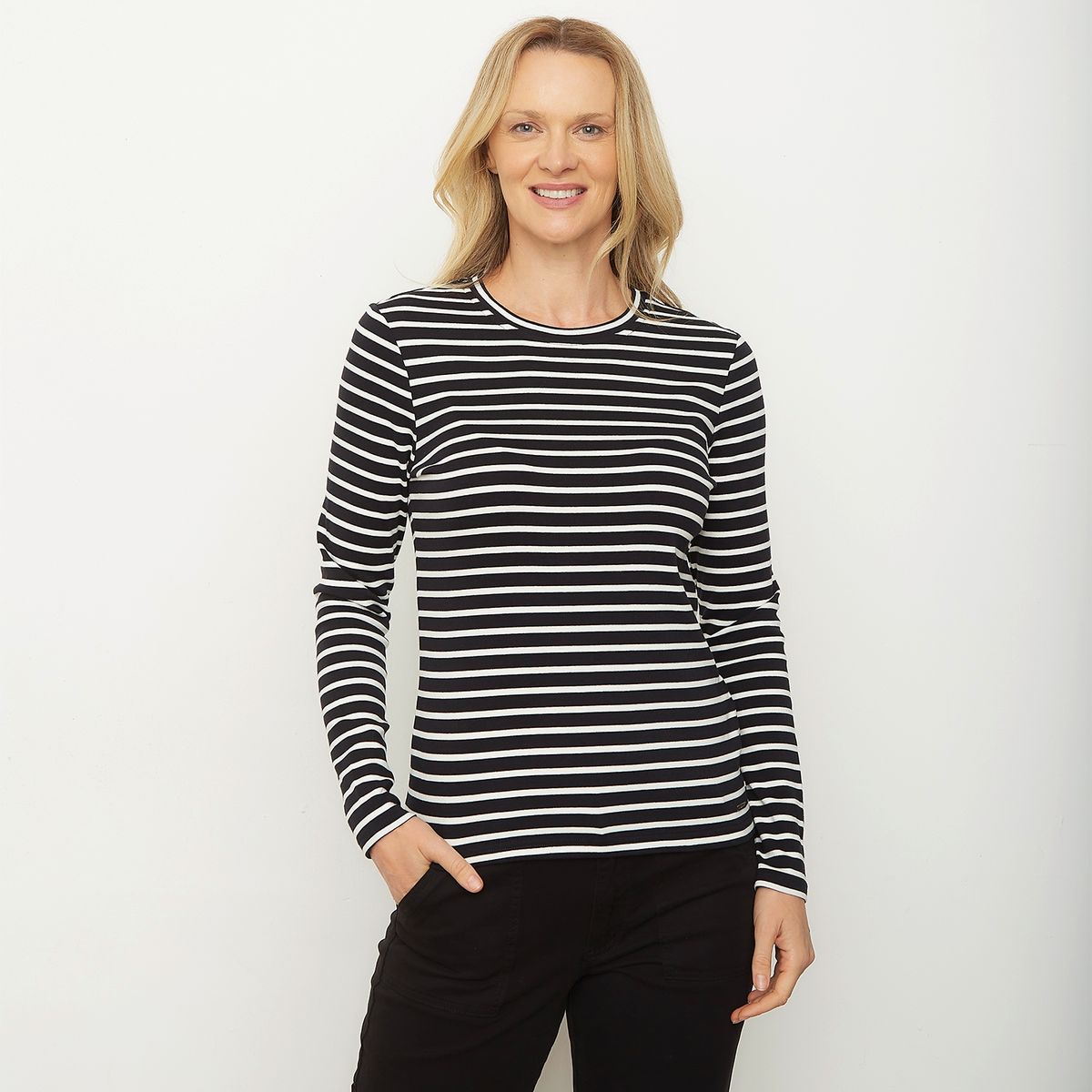 NEWPORT - Polera Manga Larga Mujer Newport