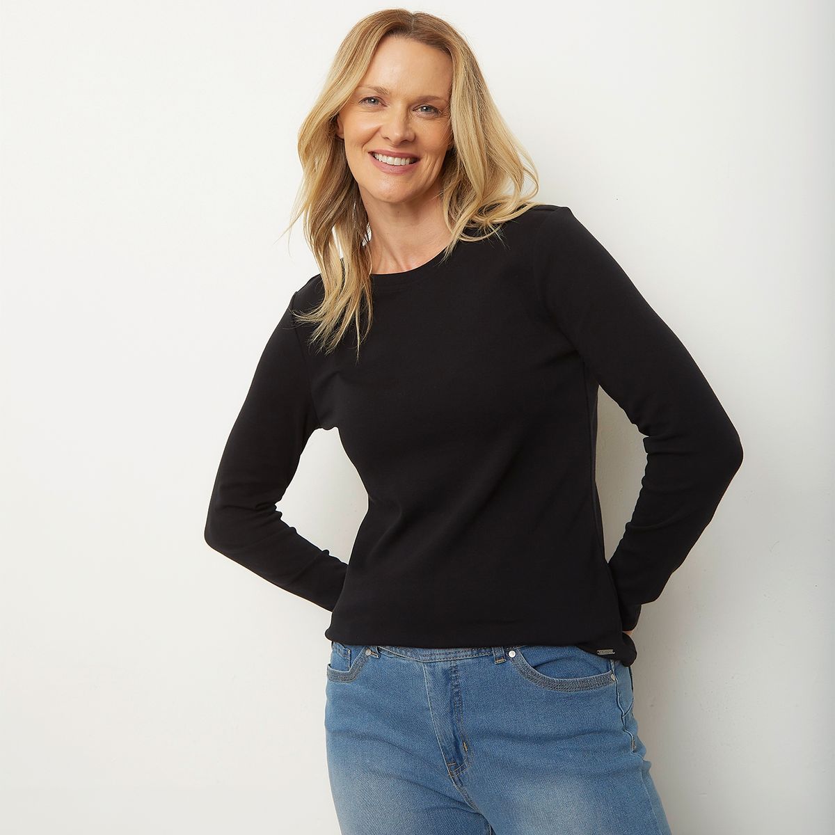 NEWPORT - Polera Manga Larga Mujer Newport