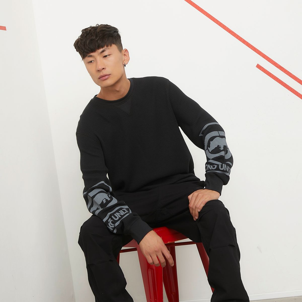 ECKO - Sweater Manga Larga Relax Hombre Ecko